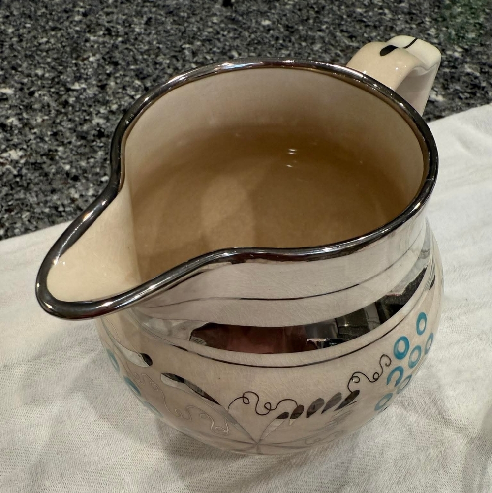 Decorative Ceramic Pitcher - Picture 2 of 3